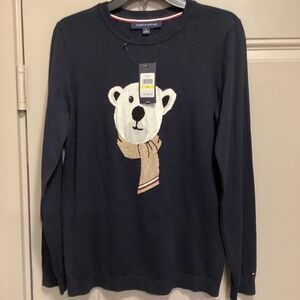 Tommy Hilfiger Women's Cotton Graphic Crewneck Sweater, size M